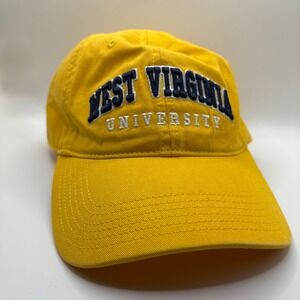 West Virginia University WVU Yellow Legacy Baseball Cap Hat‎ Adjustable